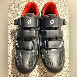 EUC Size 40 Peloton Black Cycling Shoes - shoes only, no cleats.